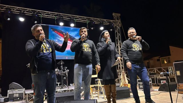 Cinghios Group sul palco